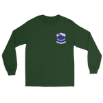VFA-143 Pukin' Dogs Squadron Crest Long Sleeve T-Shirt – front view, forest