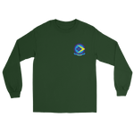 VFA-146 Blue Diamonds Squadron Crest Long Sleeve T-Shirt – front view, forest