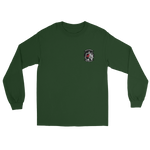 VF-154 Black Knights Squadron Crest Long Sleeve T-Shirt – front view, forest