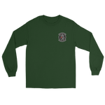 VFA-154 Black Knights Squadron Crest Long Sleeve T-Shirt – front view, forest