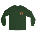 VRC-40 Rawhides Squadron Crest Long Sleeve T-Shirt – front view, forest