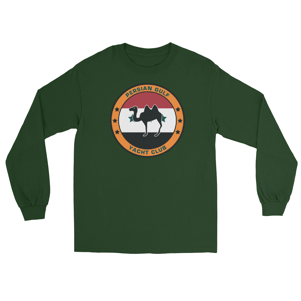 Persian Gulf Yacht Club (c) Long Sleeve Shirt – front view, forest