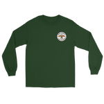 USS Essex (CVS-9) Ship's Crest Long Sleeve T-Shirt – front view, forest