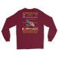 VFA-143 Pukin' Dogs 2019-20 Long Sleeve Cruise T-Shirt – back view, maroon