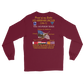 VFA-143 Pukin' Dogs 2019-20 Long Sleeve Cruise T-Shirt - Family – back view, maroon