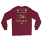 USS Kitty Hawk (CV-63) 1987 Long Sleeve Cruise Shirt – back view, maroon