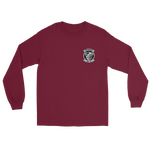 HSC-22 Sea Knights Squadron Crest Long Sleeve T-Shirt – front view, maroon