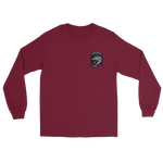 HSM-71 Raptors Squadron Crest Long Sleeve T-Shirt – front view, maroon