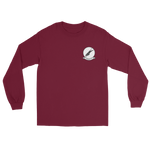VA-35 Black Panthers Squadron Crest Long Sleeve T-Shirt – front view, maroon