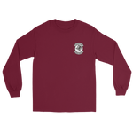VFA-14 Tophatters Squadron Crest Long Sleeve T-Shirt – front view, maroon