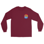 VFA-15 Valions Squadron Crest Long Sleeve T-Shirt – front view, maroon