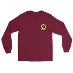VFA-25 Fist of the Fleet Squadron Crest Long Sleeve T-Shirt – front view, maroon