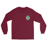 VFA-106 Gladiators Squadron Crest Long Sleeve T-Shirt – front view, maroon