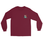 VFA-211 Checkmates Squadron Crest Long Sleeve T-Shirt – front view, maroon