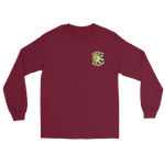VRC-30 Providers Squadron Crest Long Sleeve T-Shirt – front view, maroon