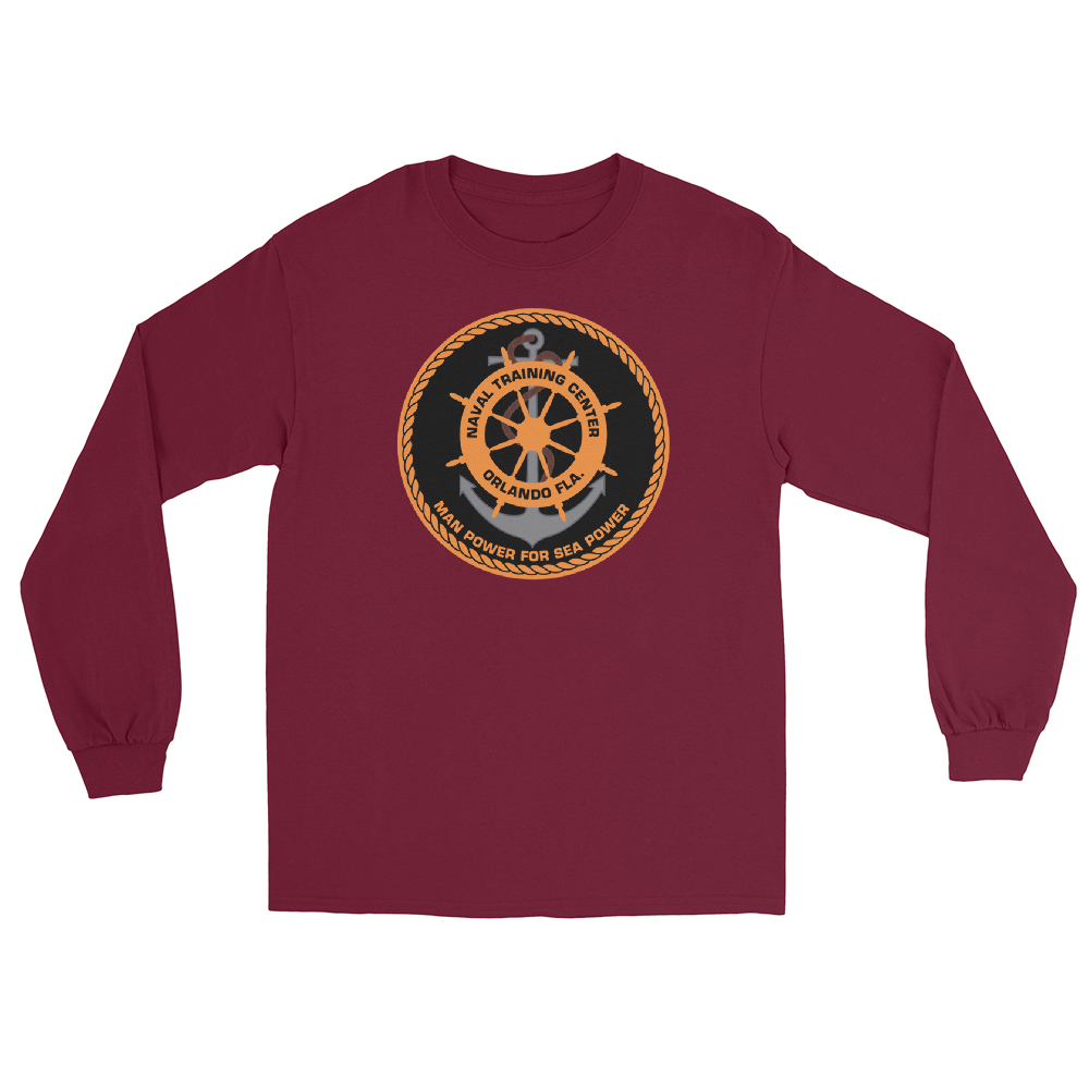 NTC Orlando Long Sleeve T-Shirt – front view, maroon