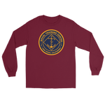 NTC San Diego Crest Long Sleeve T-Shirt – front view, maroon