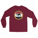 Persian Gulf Yacht Club (c) Long Sleeve Shirt – front view, maroon