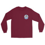 USS George Washington (CVN-73) Ship's Crest Long Sleeve Shirt – front view, maroon