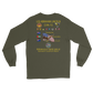 USS Abraham Lincoln (CVN-72) 2000-01 Long Sleeve Cruise Shirt – back view, military green