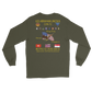 USS Abraham Lincoln (CVN-72) 2004-05 Long Sleeve Cruise Shirt – back view, military green