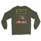 USS Abraham Lincoln (CVN-72) 2006 Long Sleeve Cruise Shirt – back view, military green