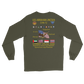 USS Abraham Lincoln (CVN-72) 2008 Long Sleeve Cruise Shirt – back view, military green