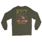 USS Abraham Lincoln (CVN-72) 2010-11 Long Sleeve Cruise Shirt – back view, military green