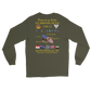 USS Abraham Lincoln (CVN-72) 1995 Long Sleeve Cruise Shirt - FAMILY – back view, military green