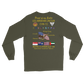 USS Abraham Lincoln (CVN-72) 1993 Long Sleeve Cruise Shirt - FAMILY – back view, military green