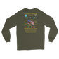USS Dwight D. Eisenhower (CVN-69) 1994-95 Long Sleeve Cruise Shirt – back view, military green