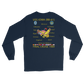USS Iowa (BB-61) 1989 Long Sleeve Cruise Shirt – back view, navy