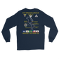 USS Abraham Lincoln (CVN-72) 1990 Around The Horn Long Sleeve Cruise Shirt – back view, navy