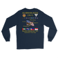 USS Abraham Lincoln (CVN-72) 1991 Long Sleeve Cruise Shirt – back view, navy