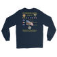 USS Abraham Lincoln (CVN-72) 2000-01 Long Sleeve Cruise Shirt – back view, navy