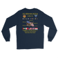 USS Abraham Lincoln (CVN-72) 2010-11 Long Sleeve Cruise Shirt – back view, navy