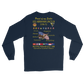 USS Abraham Lincoln (CVN-72) 1998 Long Sleeve Cruise Shirt - Family – back view, navy