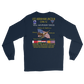 VFA-143 Pukin' Dogs 2019-20 Long Sleeve Cruise T-Shirt – back view, navy