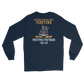 USS Yorktown (CVS-10) 1967-68 WESTPAC/VIETNAM Long Sleeve T-Shirt – back view, navy
