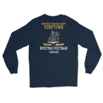 USS Yorktown (CVS-10) 1964-65 WESTPAC/VIETNAM Long Sleeve T-Shirt – back view, navy
