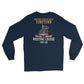 USS Yorktown (CVS-10) 1962-63 WESTPAC Long Sleeve T-Shirt – back view, navy