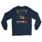 USS America (CVA-66) 1967 Long sleeve Cruise Shirt – back view, navy