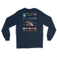 USS Dwight D. Eisenhower (CVN-69) 1988 Long Sleeve Cruise Shirt – back view, navy