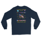 USS Dwight D. Eisenhower (CVN-69) 1990 Long Sleeve Cruise Shirt – back view, navy