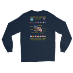 USS Dwight D. Eisenhower (CVN-69) 1990 Long Sleeve Cruise Shirt – back view, navy