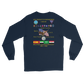 USS Dwight D. Eisenhower (CVN-69) 1991-92 Long Sleeve Cruise Shirt – back view, navy