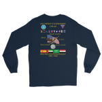 USS Dwight D. Eisenhower (CVN-69) 1991-92 Long Sleeve Cruise Shirt – back view, navy