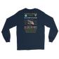 USS Dwight D. Eisenhower (CVN-69) 1994-95 Long Sleeve Cruise Shirt – back view, navy