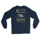 USS Dwight D. Eisenhower (CVN-69) 1998 Long Sleeve Cruise Shirt – back view, navy