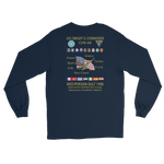 USS Dwight D. Eisenhower (CVN-69) 1998 Long Sleeve Cruise Shirt – back view, navy